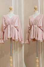 Load image into Gallery viewer, Silky Gathered Kimono Blouse - Samiha Apparels