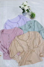 Load image into Gallery viewer, Korean Silky Peplum Top - Samiha Apparels