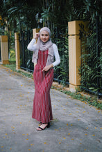 Load image into Gallery viewer, Mermaid Stripe Pinafore - Farena (Instock). - Samiha Apparels