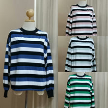 Load image into Gallery viewer, Pullover Stripe Tops (Instock) - Samiha Apparels