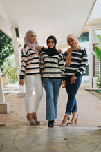Load image into Gallery viewer, Pullover Stripe Tops (Instock) - Samiha Apparels
