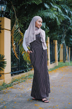 Load image into Gallery viewer, Mermaid Stripe Pinafore - Farena (Instock). - Samiha Apparels
