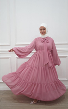 Load image into Gallery viewer, Balloon Sleeve Tiered Maxi Dress 2.0