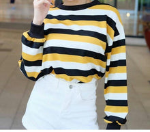Load image into Gallery viewer, Pullover Stripe Tops (Instock) - Samiha Apparels