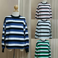 Load image into Gallery viewer, Pullover Stripe Tops (Instock) - Samiha Apparels