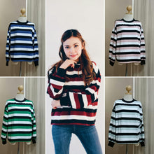 Load image into Gallery viewer, Pullover Stripe Tops (Instock) - Samiha Apparels