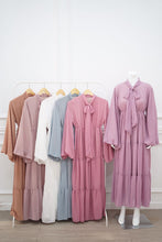 Load image into Gallery viewer, Balloon Sleeve Tiered Maxi Dress 2.0