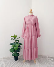 Load image into Gallery viewer, Balloon Sleeve Tiered Maxi Dress 2.0