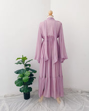 Load image into Gallery viewer, Balloon Sleeve Tiered Maxi Dress 2.0