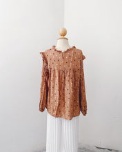 Load image into Gallery viewer, Ruffle Neck Polka Top's