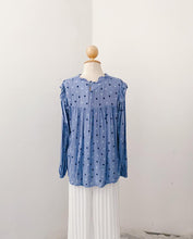 Load image into Gallery viewer, Ruffle Neck Polka Top's