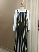 Load image into Gallery viewer, Mermaid Stripe Pinafore - Farena (Instock). - Samiha Apparels