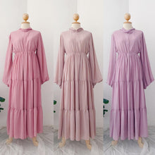 Load image into Gallery viewer, Balloon Sleeve Tiered Maxi Dress 2.0