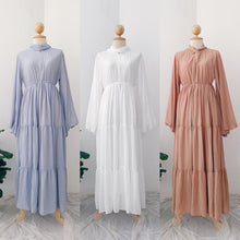 Load image into Gallery viewer, Balloon Sleeve Tiered Maxi Dress 2.0