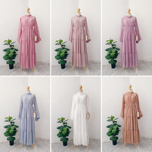 Load image into Gallery viewer, Balloon Sleeve Tiered Maxi Dress 2.0