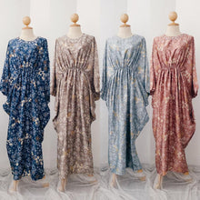Load image into Gallery viewer, Floral Kaftan Dress Manasah V .2