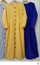 Load image into Gallery viewer, Nuraa Abaya (button ) - Samiha Apparels