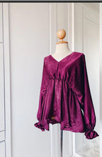 Load image into Gallery viewer, Silky Gathered Kimono Blouse - Samiha Apparels