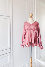 Load image into Gallery viewer, Silky Gathered Kimono Blouse - Samiha Apparels