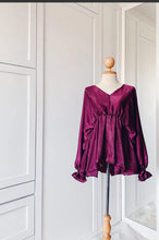 Load image into Gallery viewer, Silky Gathered Kimono Blouse - Samiha Apparels