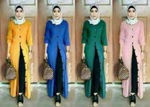 Load image into Gallery viewer, Nuraa Abaya (button ) - Samiha Apparels