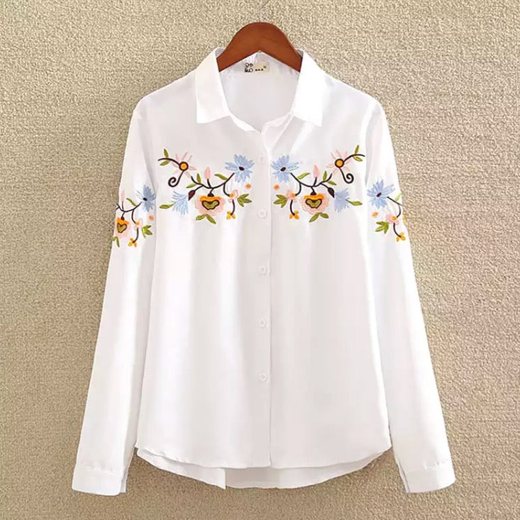 Korean Embroidered Shirts - Lisa’s - Samiha Apparels