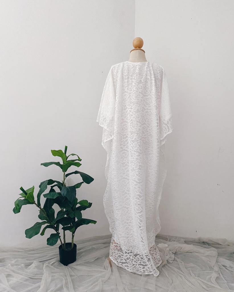 Brukat Lace Kaftan - modanisasg Brukat Lace Kaftan - modanisasg