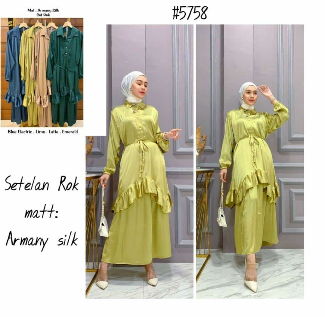 Armani Silk Sett (Tunic & Skirt)