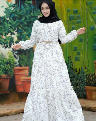 Printed  Maxi dress -  Zaful - Samiha Apparels